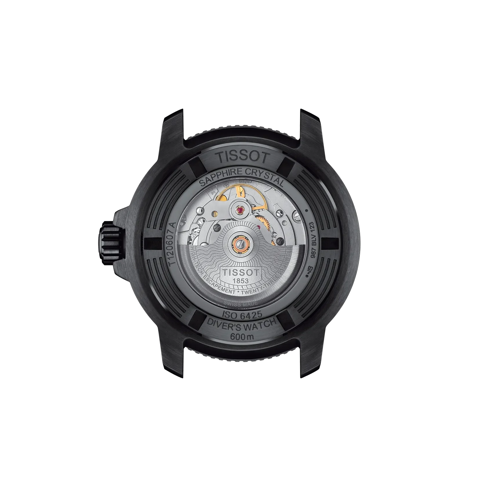 Tissot Tissot Seastar 2000 Automatik, 44mm, blaues Zifferblatt, Kautschukband Herrenuhr T120.907.37.041.00