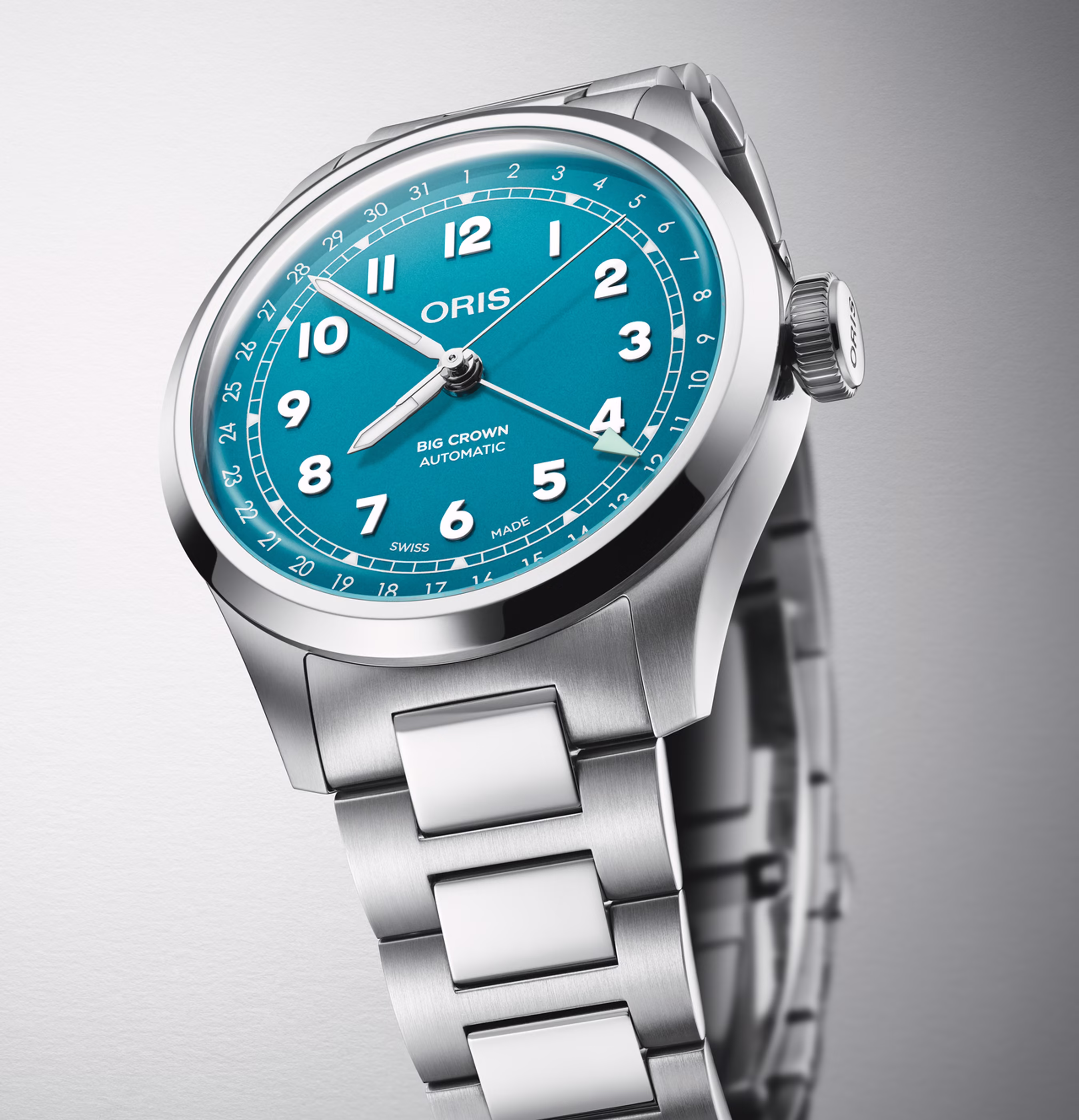 Oris Big Crown Pointer Date 40mm, Automatic, Stainless Steel, Blue Men's Watch 01 754 7798 4065-07 8 20 06