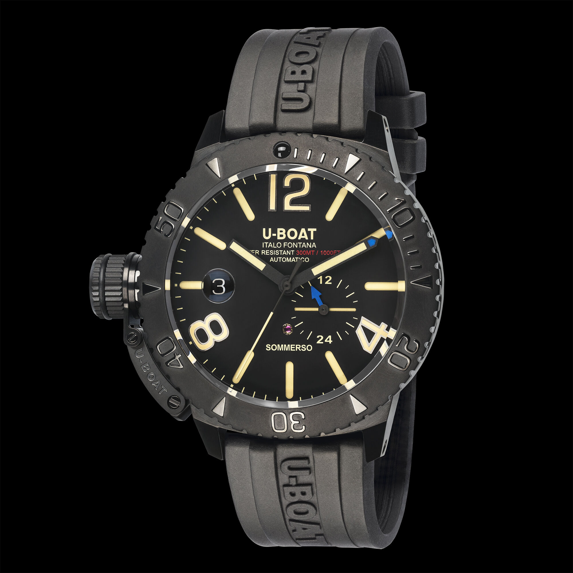 9015_2 U-Boat Automatic Sommerso steel men's watch 9015