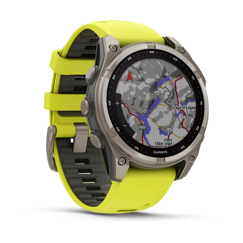 Garmin fēnix® 8 - 47 mm Solar Sapphire Graphit/Titanium Titan 010-02906-21