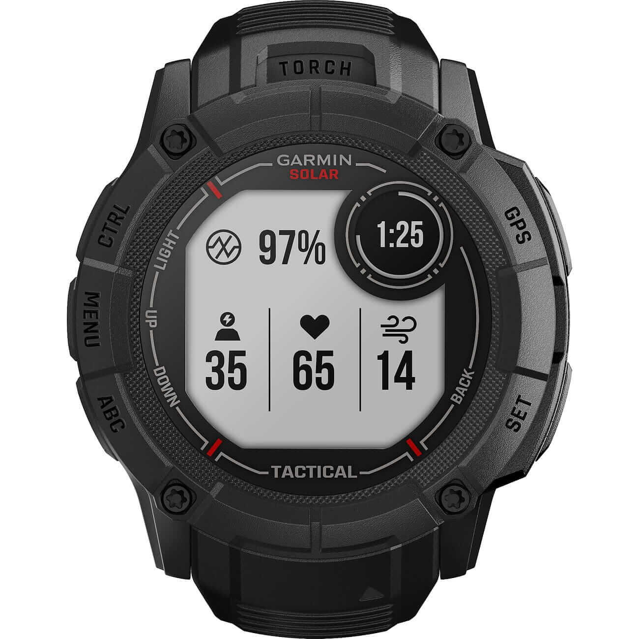 Garmin Instinct 2X Solar Tactical Edition Schwarz Herrenuhr 010-02805-03