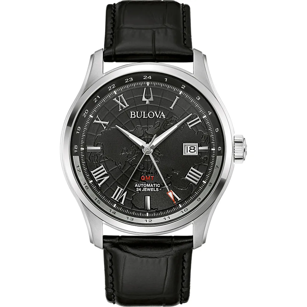 Bulova Herrenuhr 96B387 Wilton GMT
