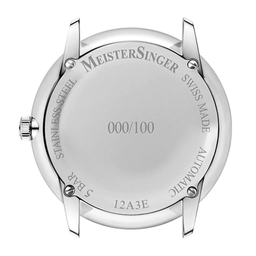 Meister Singer Edition Neo J.E Beige mit British Racing Green und Cognac, Limitiert auf 100 Stück Herrenuhr ED-NES-J.E