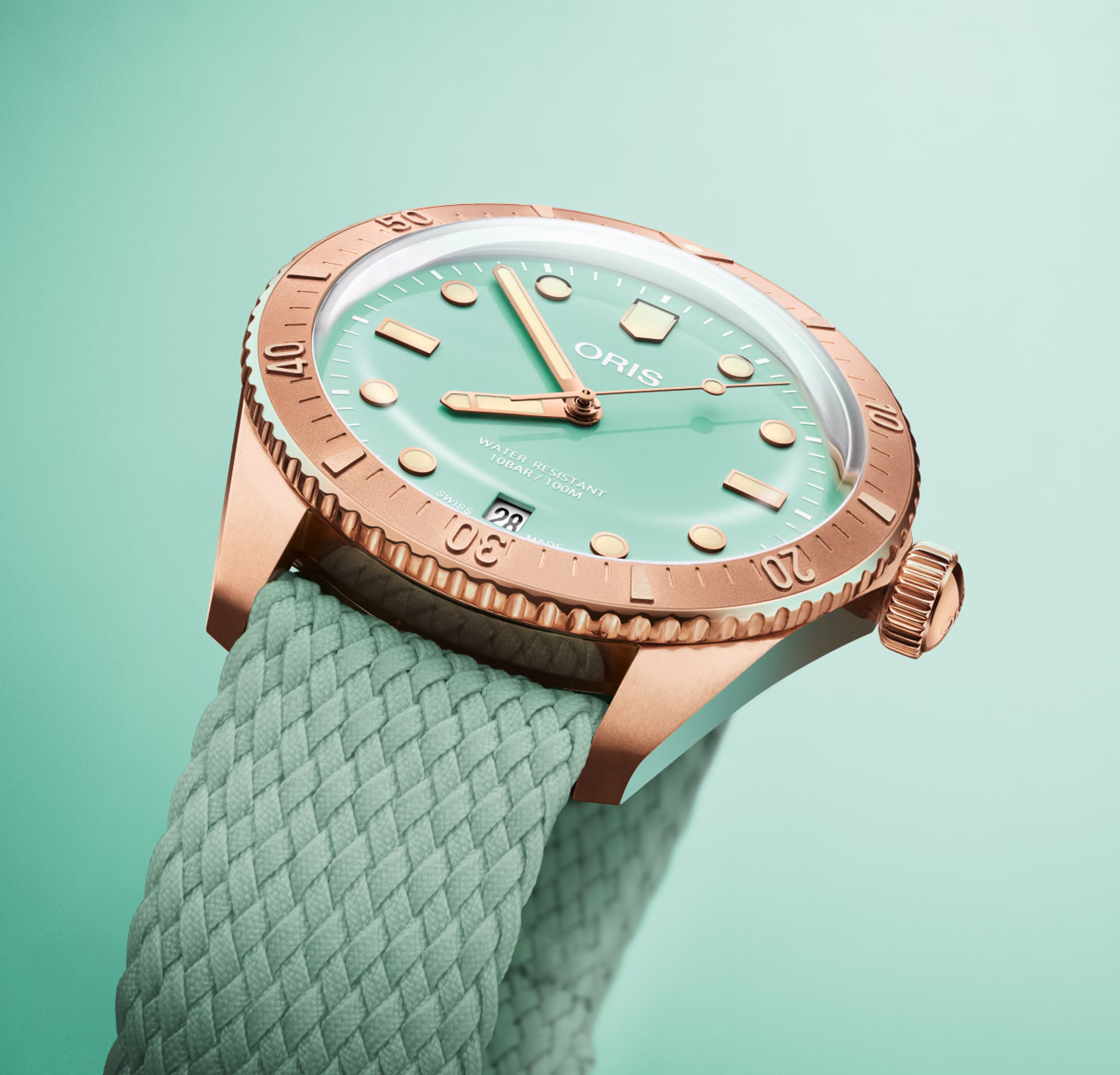 Oris Sixty‑Five Cotton Candy 38mm  Blau Damenuhr 01 733 7771 3157-07 3 19 03BRS