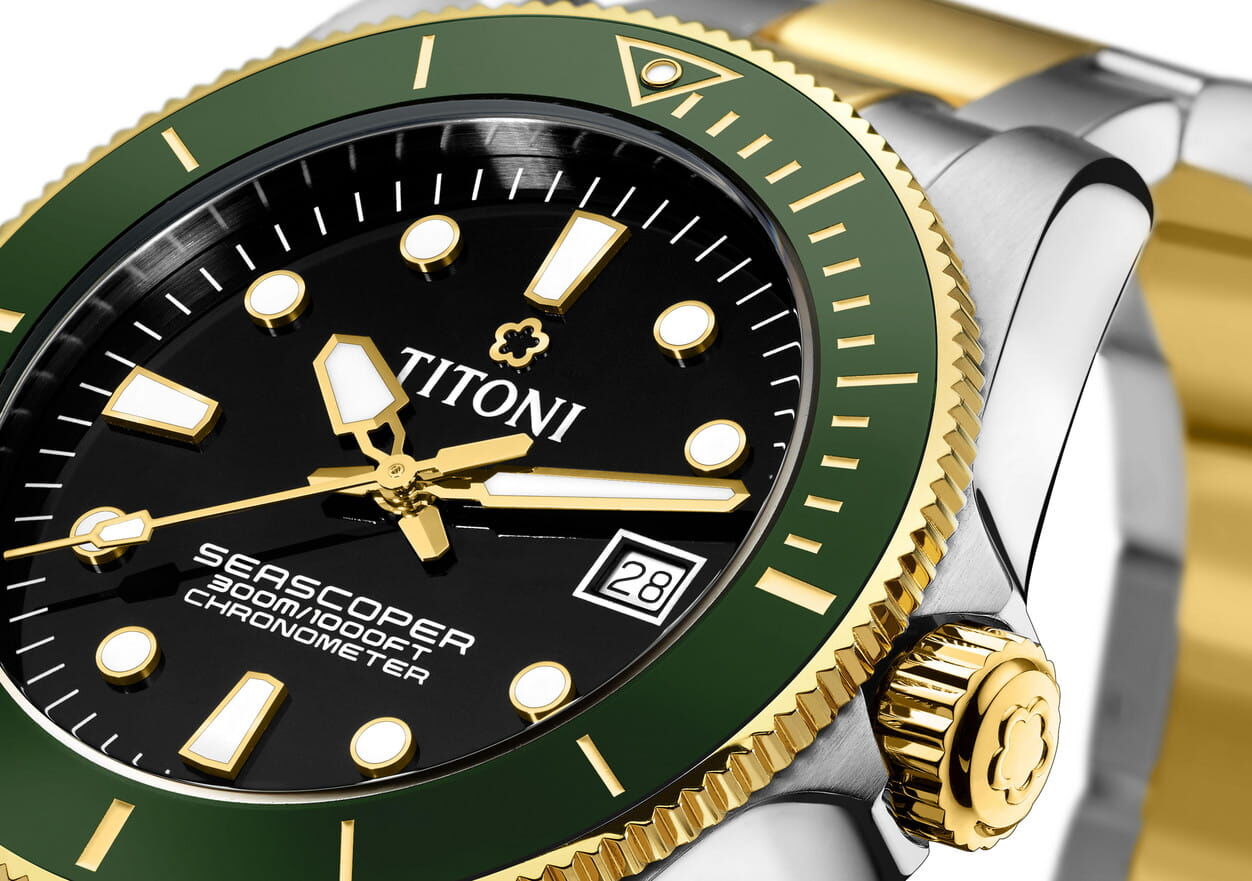 Titoni Seascoper men's watch 83300 SY-GN-248