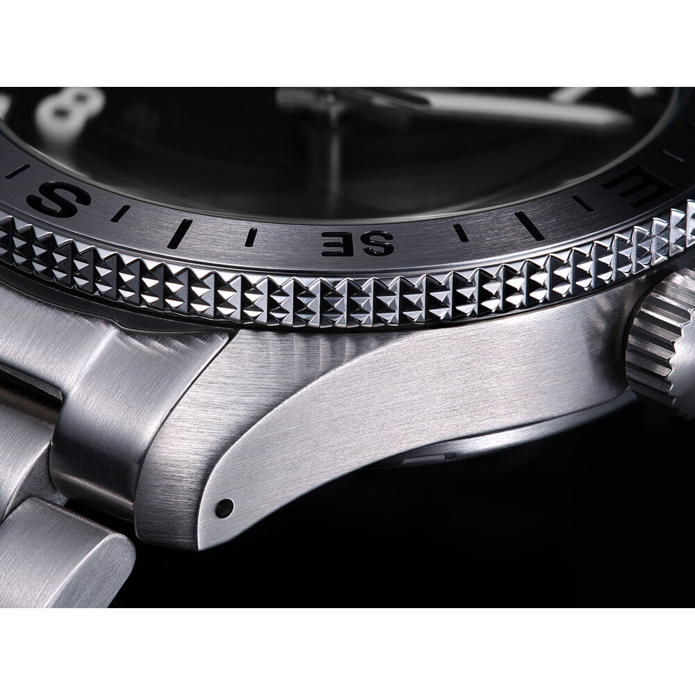 Seiko 5 Sports Field series 41mm, stainless steel, automatic, black men's watch HDB006K1