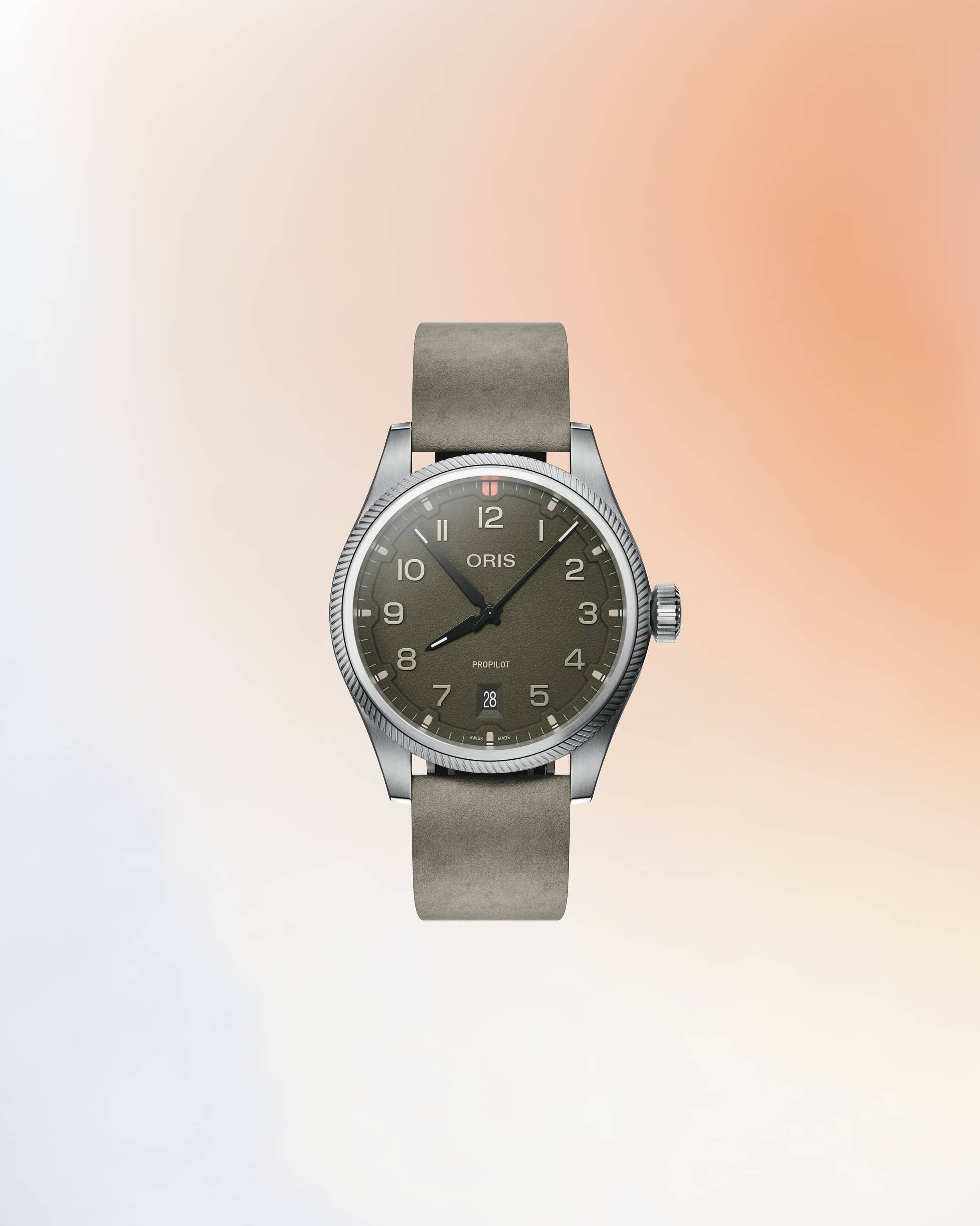 Oris ProPilot Date Herrenuhr 01 733 7805 4167-07 6 20 16LC