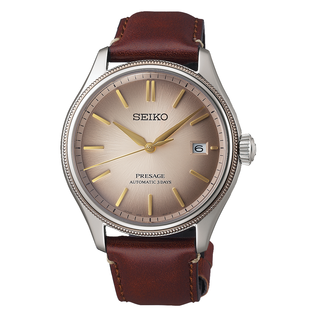 Seiko Presage Automatik 3 Zeiger "Limited Edition 2025 Shiracha" Limitiert auf 3.000 Stück weltweit Herrenuhr SPB529J1