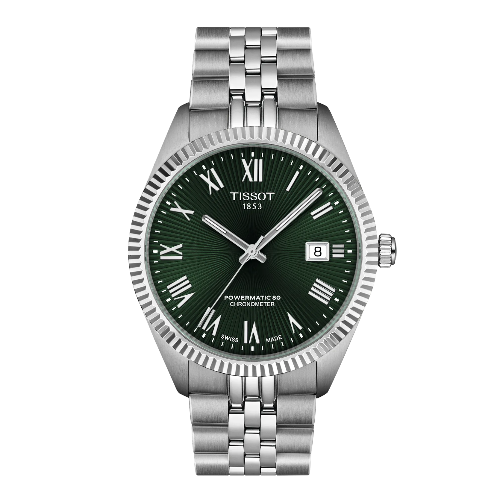 Tissot Ballade Powermatic 80 COSC 39mm Grün Herrenuhr T156.408.11.093.00