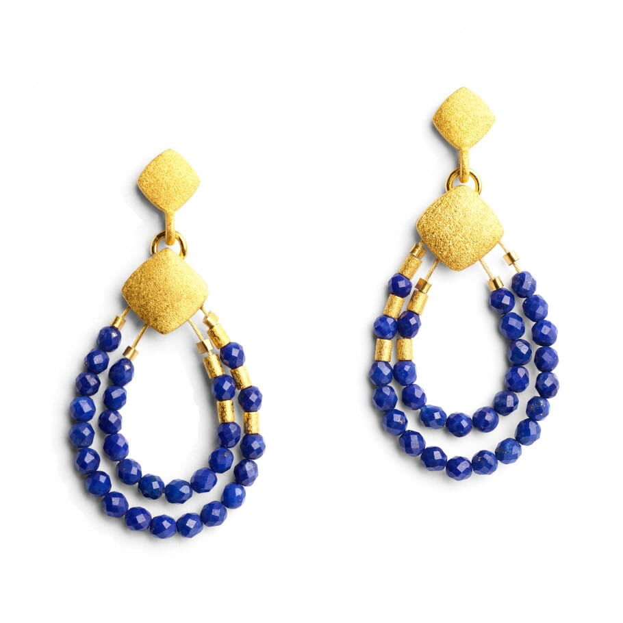 Bernd Wolf Climini Ohrschmuck Lapislazuli 15574236