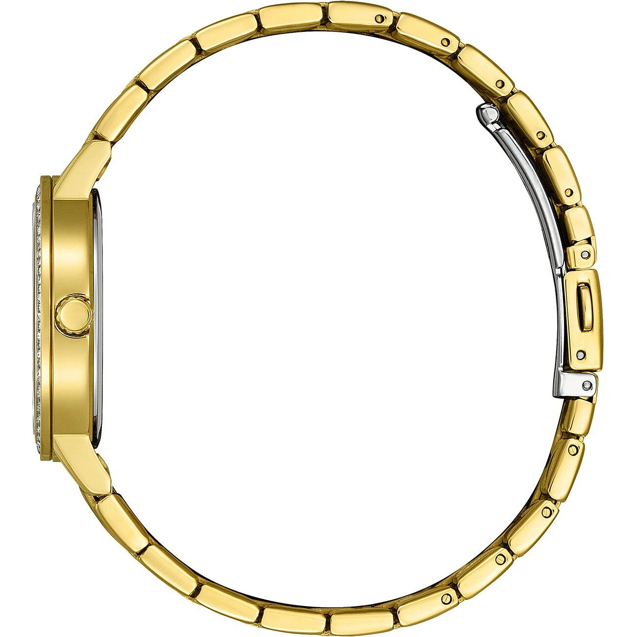 Citizen Analog Quartz, Ziffernblatt perlmutt weiß mit 8 Diamanten Damenuhr EL3102-50D