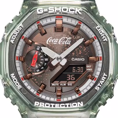 Casio men's watch G-Shock Classic Coca-Cola GA-2100CC-3AER