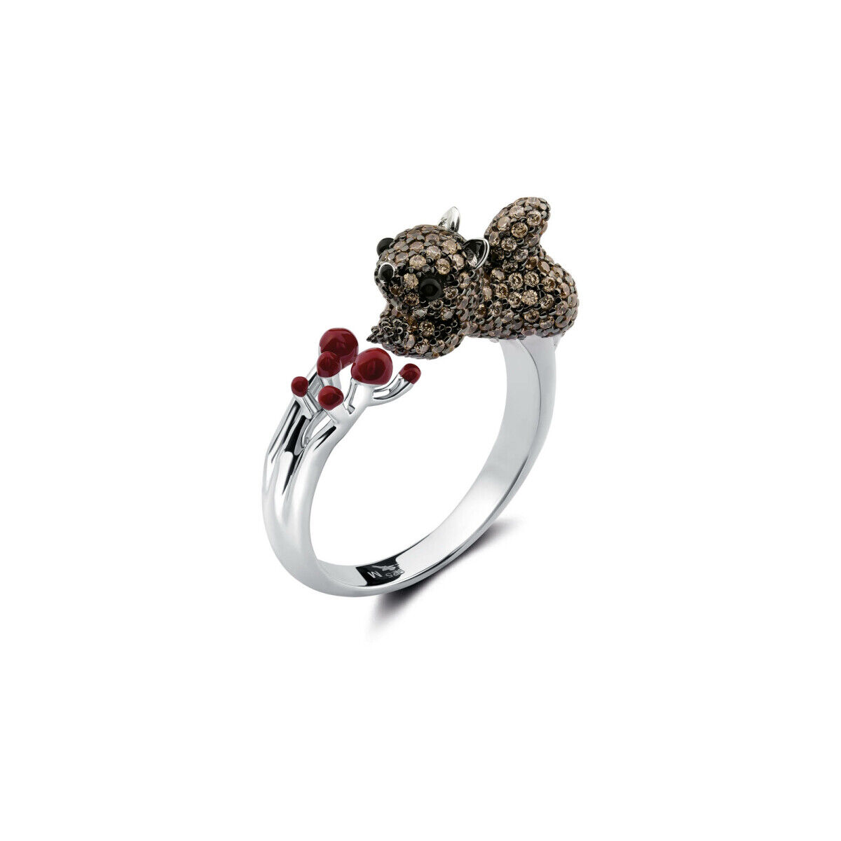 Seinerzeit Fluffy Squirrel Ring Size 56/58, SZA-1990-342-M Seinerzeit Fluffy Squirrel Ring Size 56/58, SZA-1990-342-M