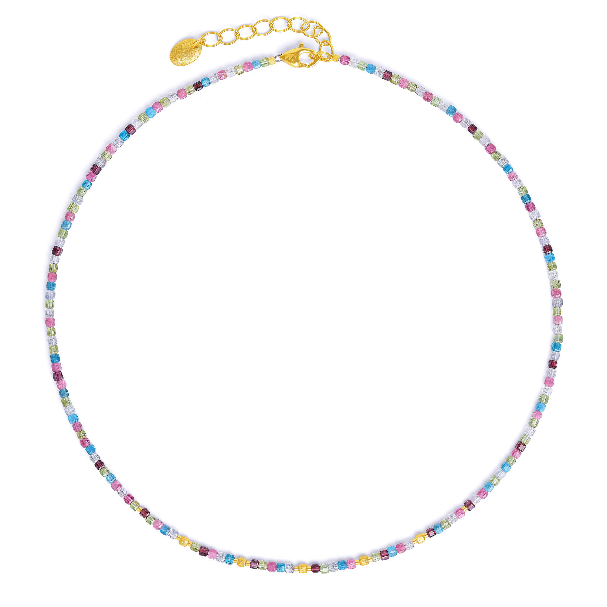 Bernd Wolf Kette Cusenia Designlinie Cubes, Multicolor, 41-46cm