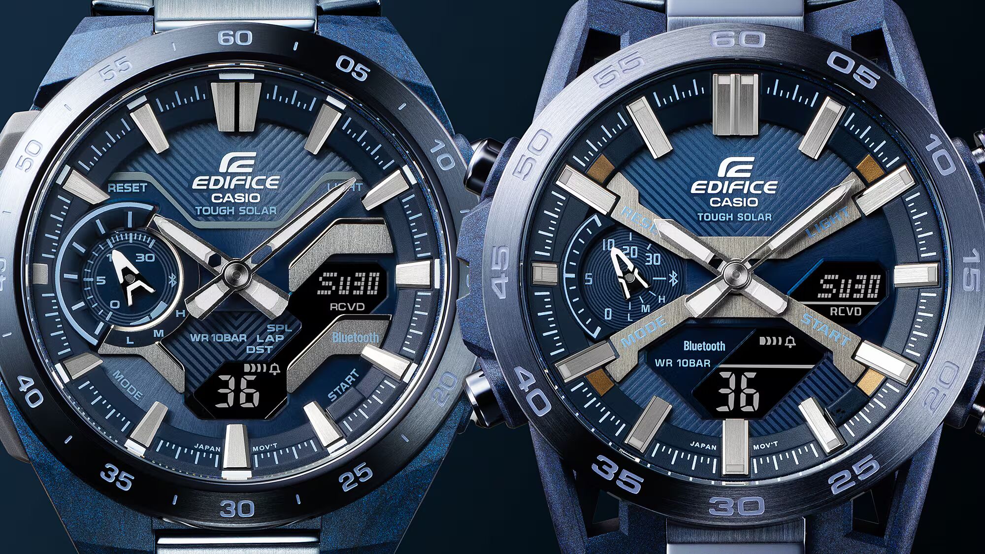 Casio EDIFICE WINDFLOW Herrenuhr ECB-2200CB-2AEF