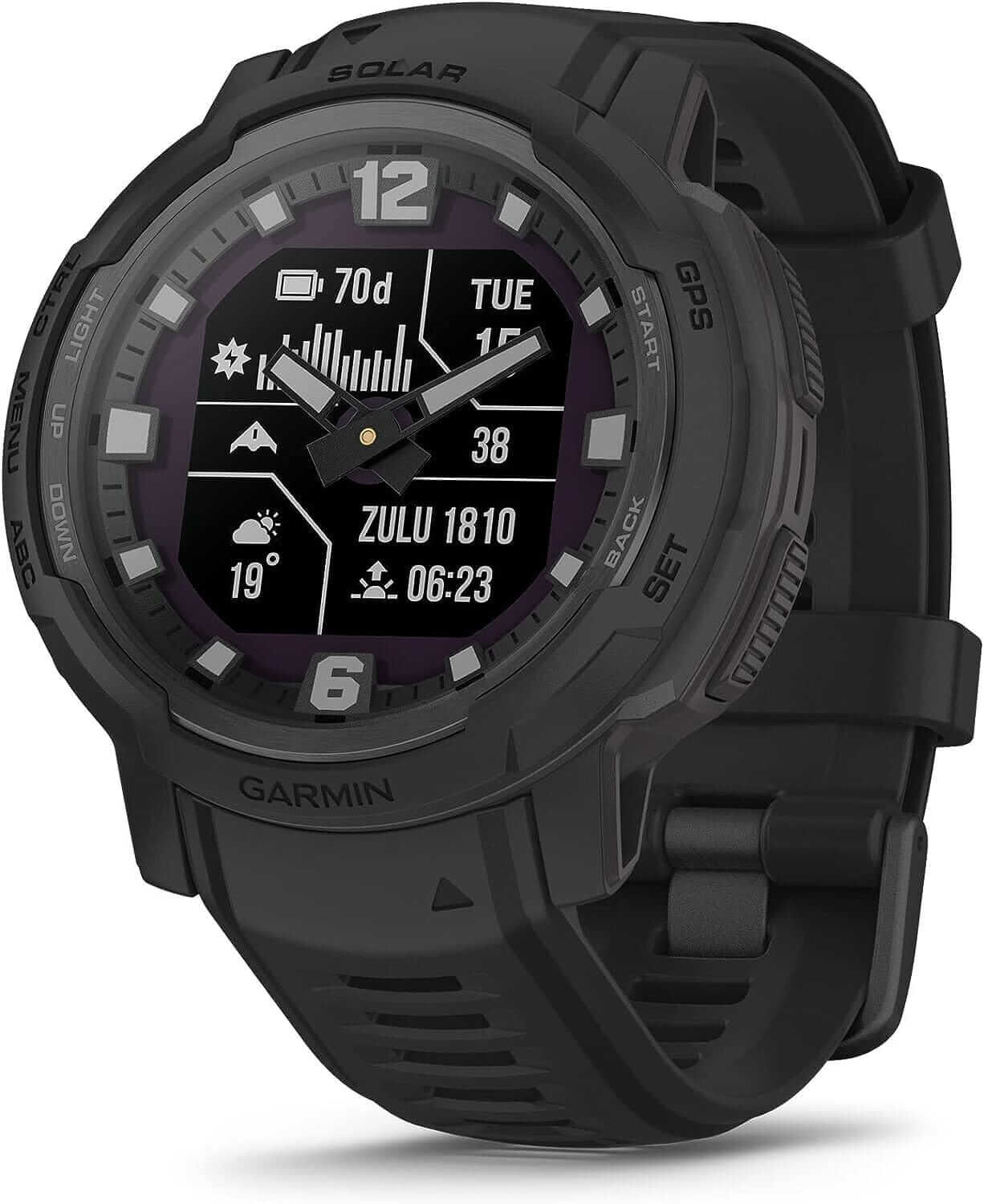 Garmin Instinct Crossover Solar Graphite Herrenuhr 010-02730-01