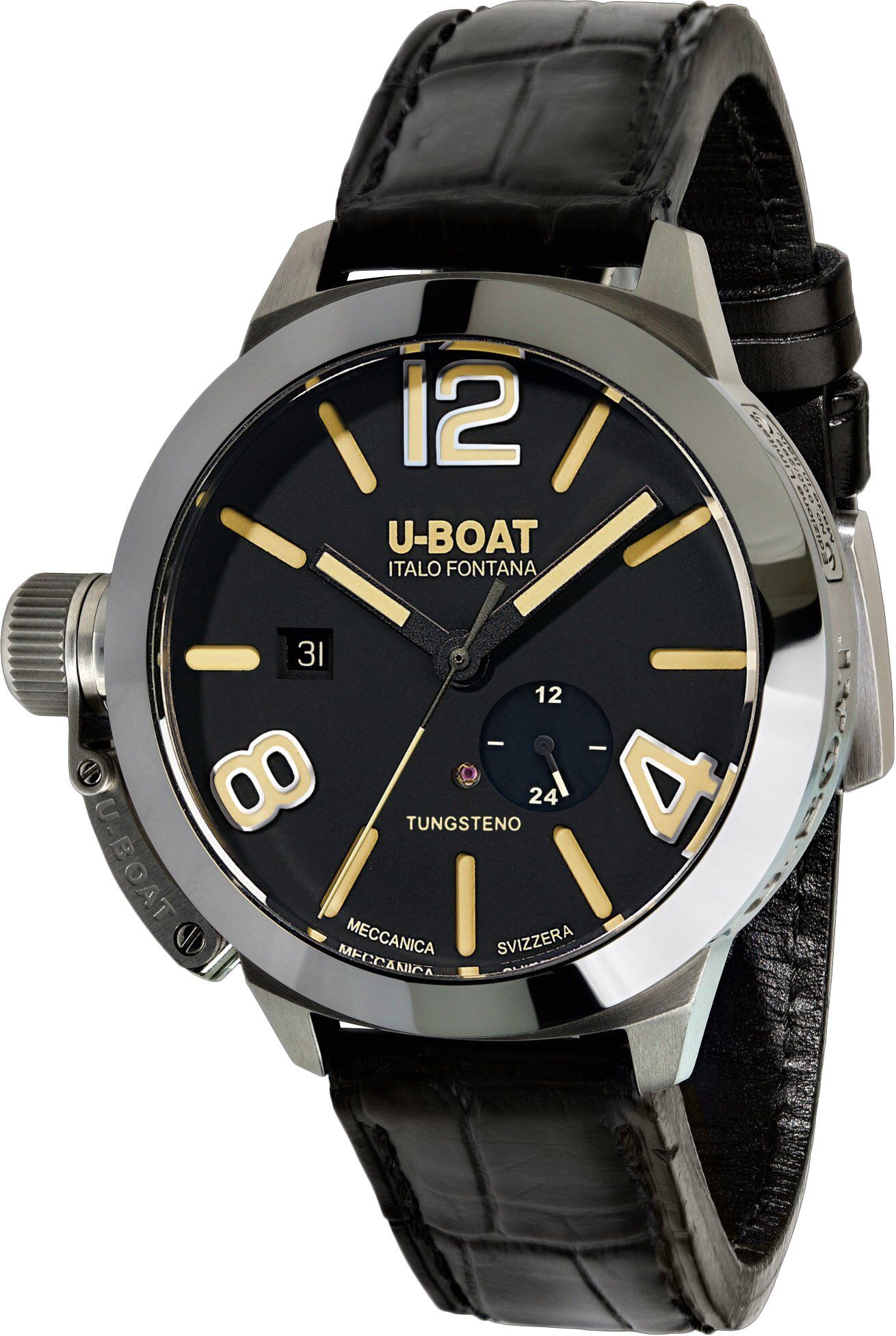 U-BOAT Herren Uhr STRATOS 45 BK 9006