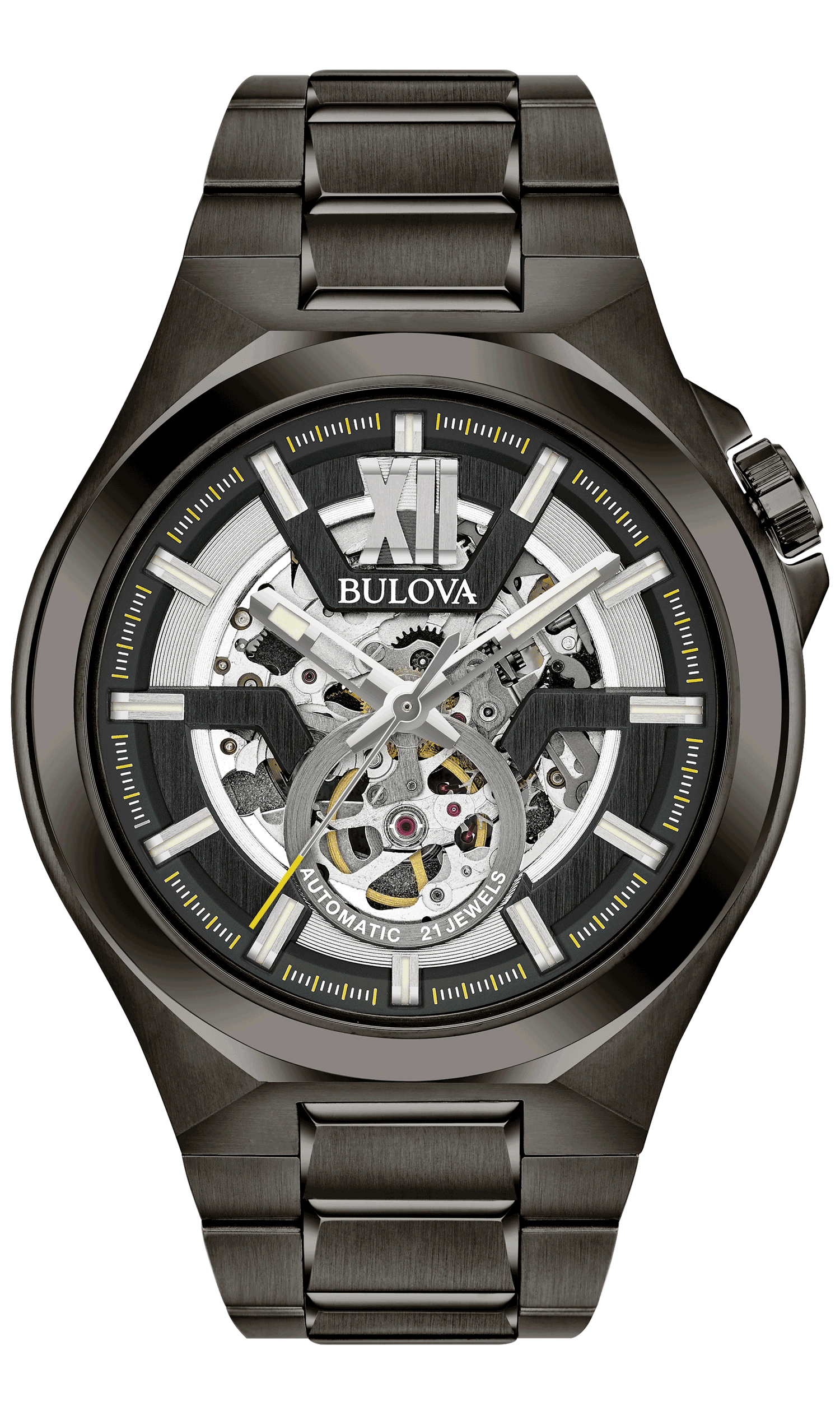 Bulova Maquina Automatik Herrenuhr 98A179