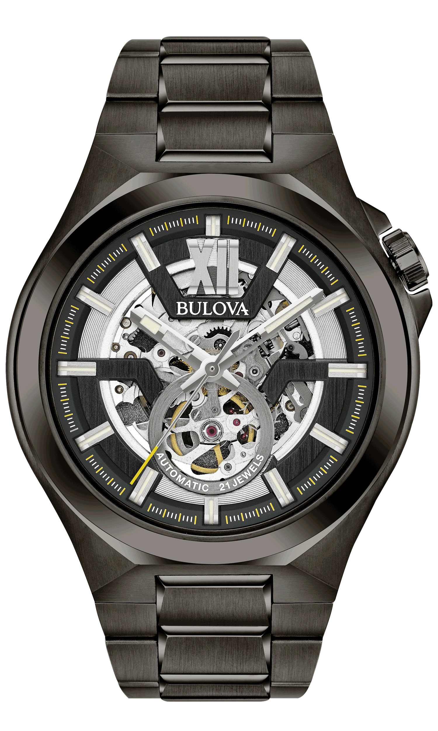 98A179_Bulova_Classic_Maquina_Front Bulova Maquina Automatik Herrenuhr 98A179