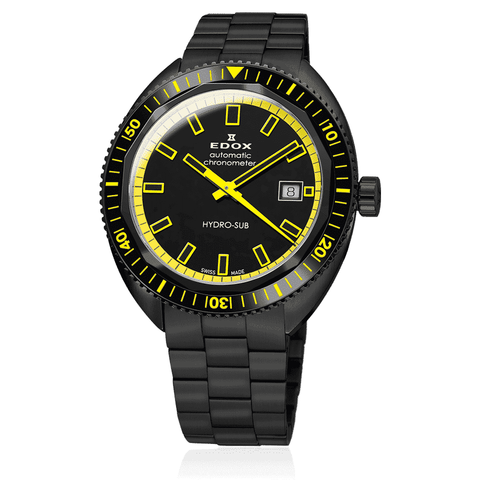 Edox Hydro-Sub Date Automatic Chronometer Herrenuhr 80128 37NJM NIJ