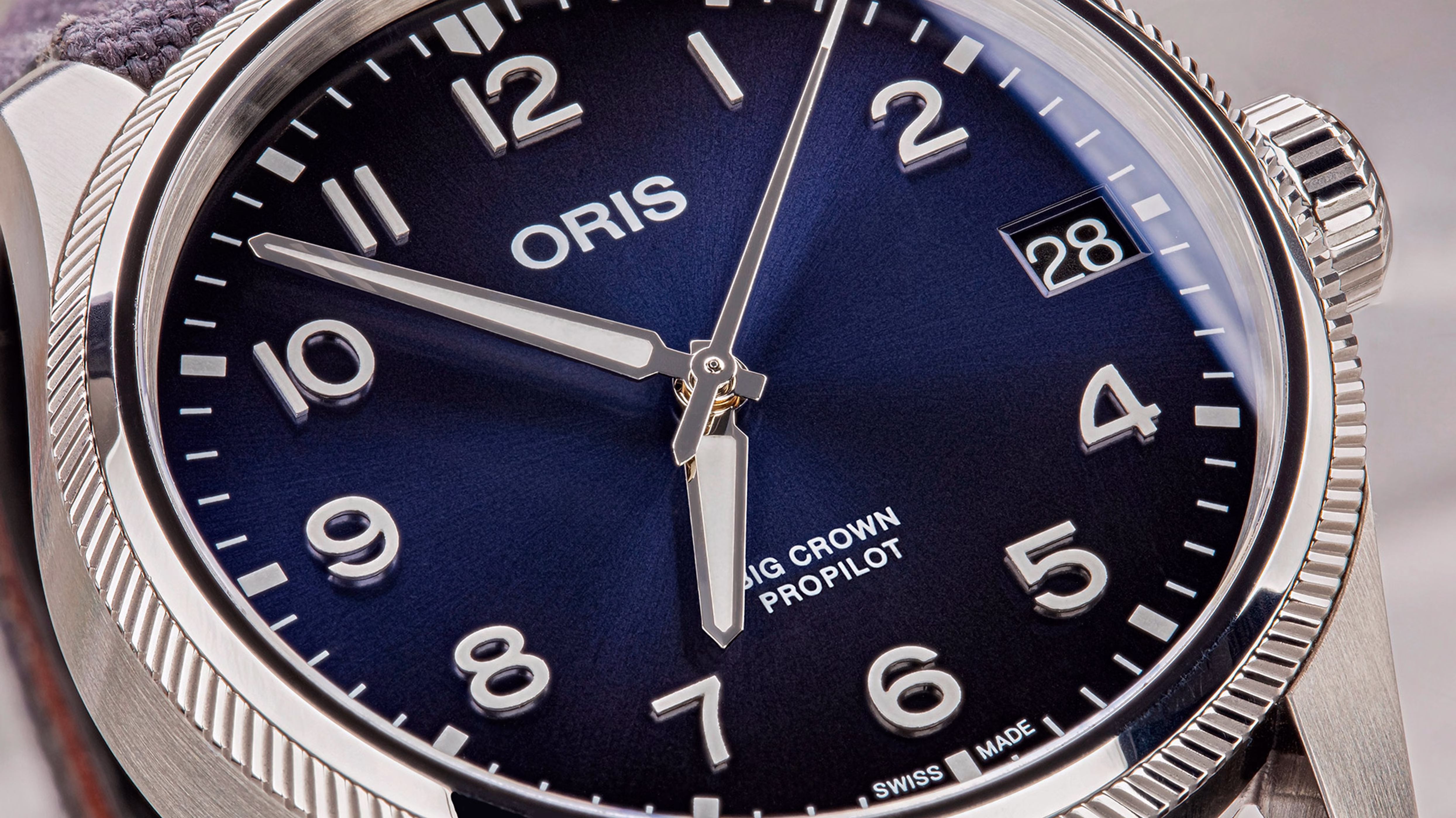 Oris Big Crown ProPilot Big Date 41mm, textile strap, 38-hour power reserve, automatic men's watch 01 751 7761 4065-07 3 20 05LC