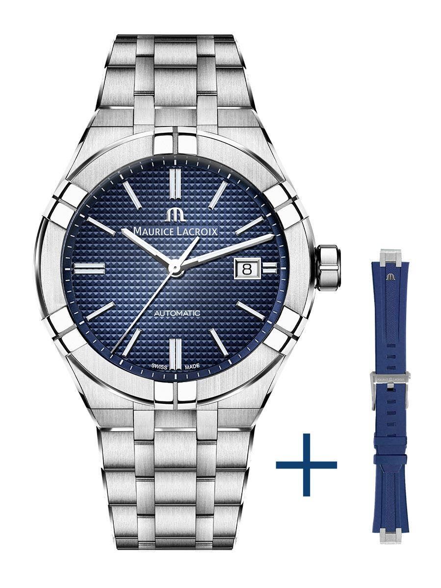ai6008_ss00f_430_c_copie Maurice Lacroix Aikon Strap Promotion Date Men's Watch AI6008-SS00F-430-C