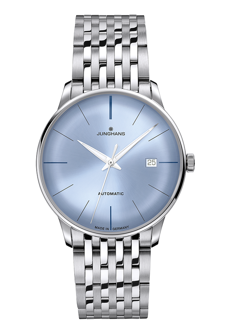 Junghans Meister Automatic, Blau, 38 Stunden Gangreserve, 40 mm Herrenuhr 27/4610.46
