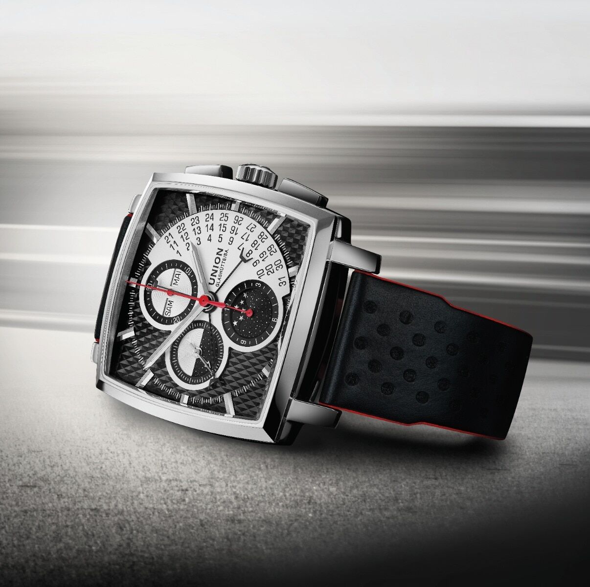 Union Glashütte Averin Chronograph mit Mondphase Herrenuhr D015.525.16.051.00