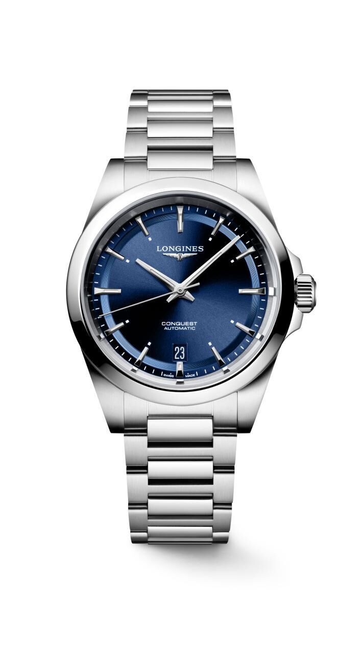 Longines Conquest 38mm blau Herrenuhr L3.720.4.92.6