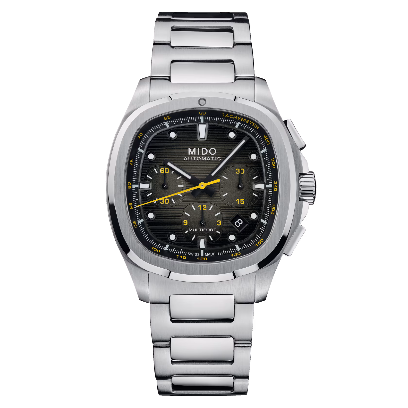 Mido Multifort TV Chronograph Grau mit zusätzlichem Band Herrenuhr M049.527.11.081.00