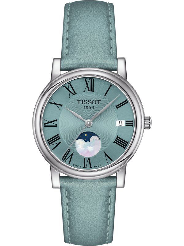 t1222231635300 Tissot Carson Damenuhr Lady Moonphase T122.223.16.353.00