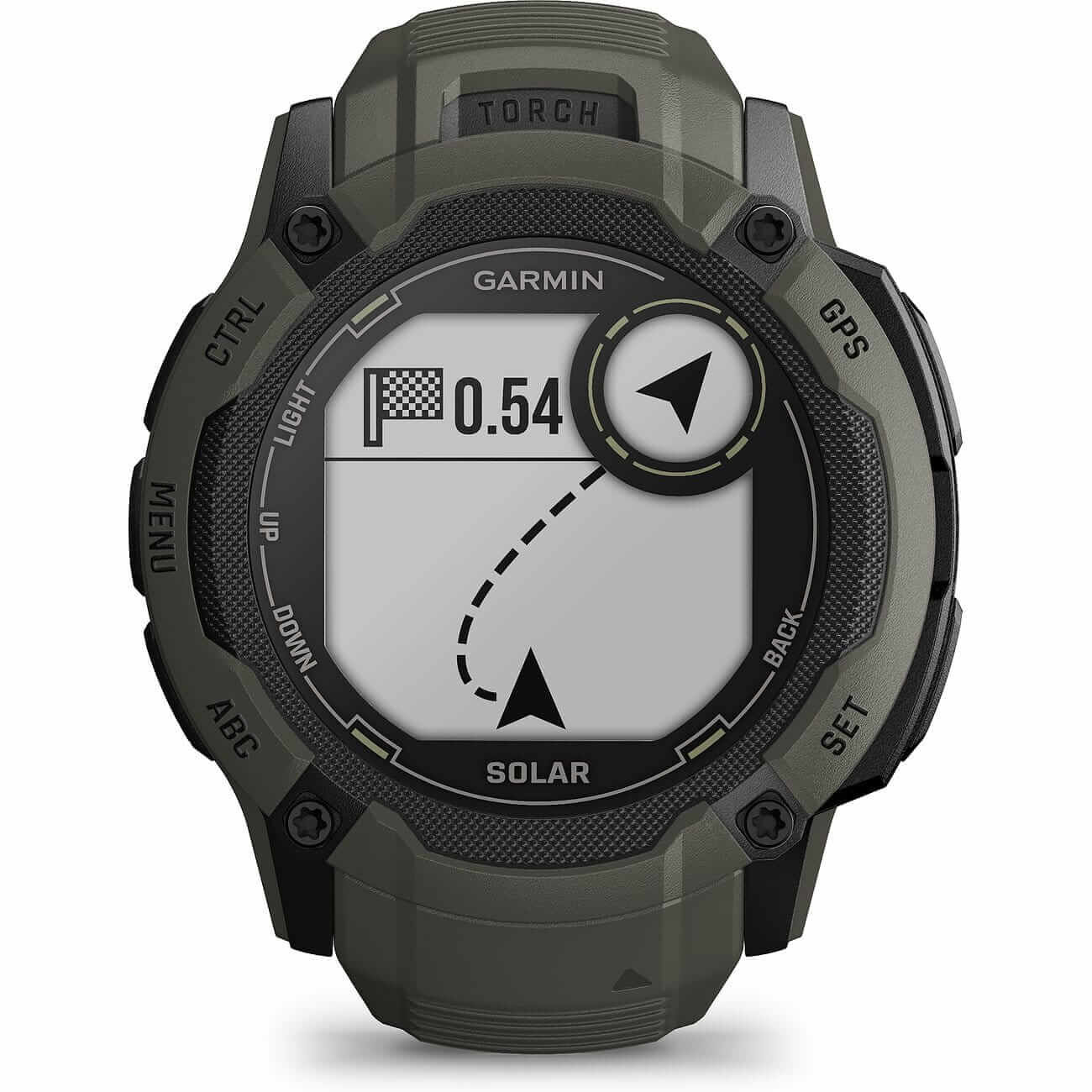 Garmin Instinct 2X Solar Moss Green Men's Watch 010-02805-05