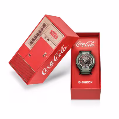 Casio men's watch G-Shock Classic Coca-Cola GA-2100CC-3AER