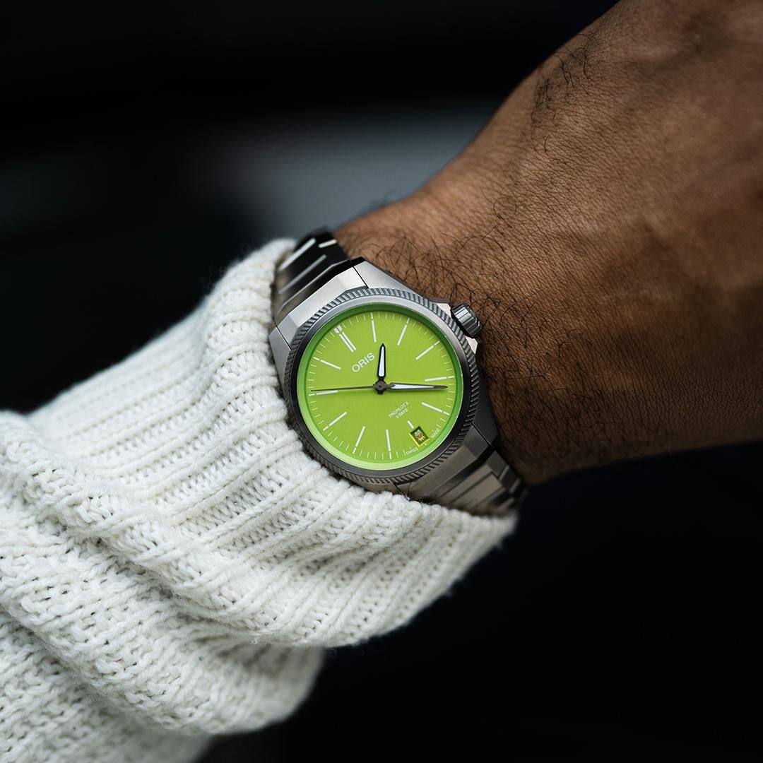 Oris Propilot X Kermit Edition unisex watch , 01 400 7778 7157 Oris Propilot X Kermit Edition unisex watch , 01 400 7778 7157