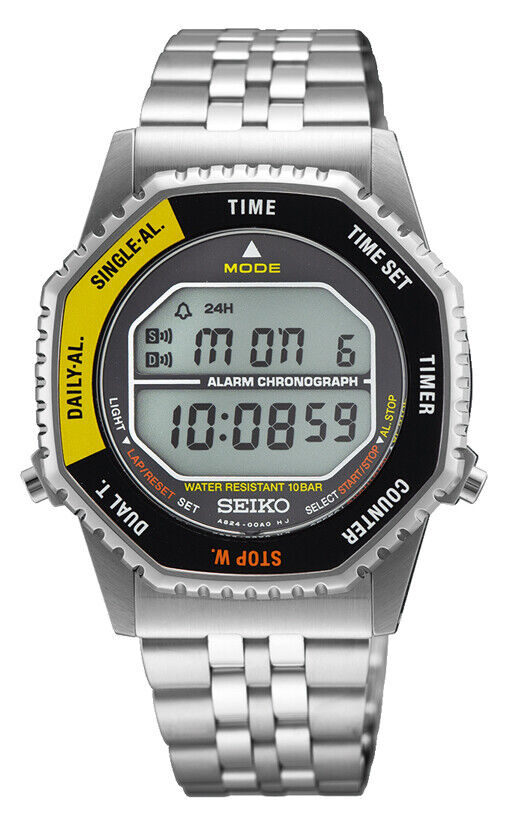 Seiko Classic Digital Chronograph, Yellow Men's Watch SMGG17P1 Seiko Classic Digital Chronograph, Yellow Men's Watch SMGG17P1