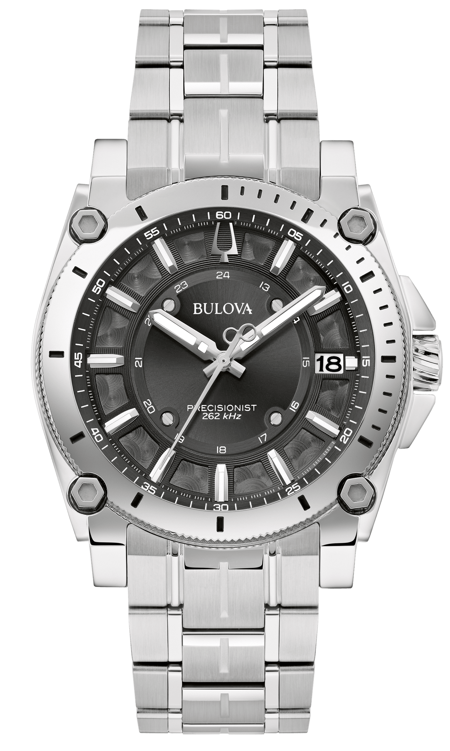 96B417_BULOVA_Precisionist-Icon_Front Bulova Icon Quarz PRECISIONIST Herrenuhr 96B417