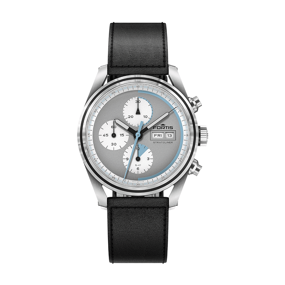 Fortis Stratoliner S-41 Cool Gray Herrenuhr F2340015