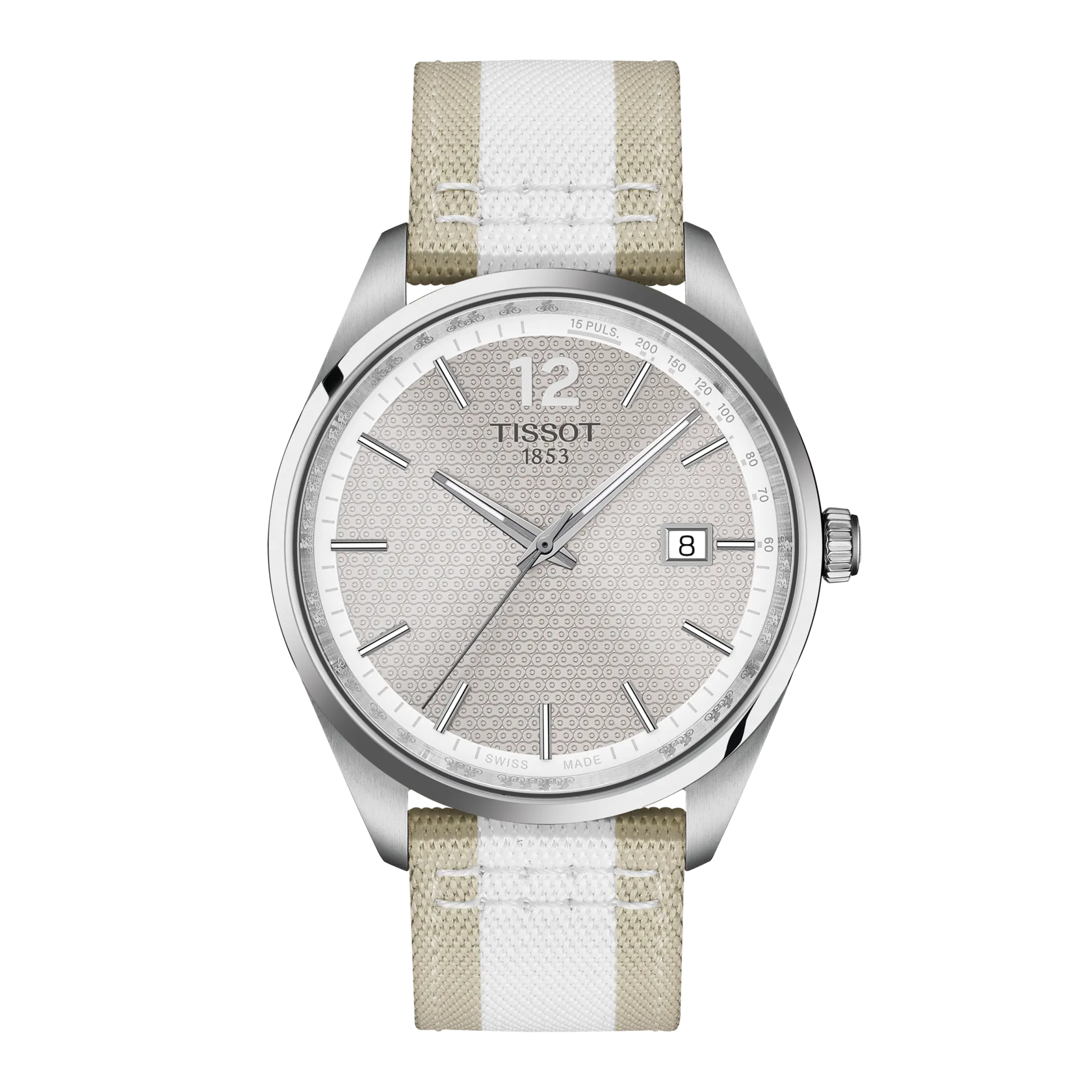 Tissot PR 100 40mm Textilband mit Dornschließe, Quarzwerk Herrenuhr T150.410.17.037.00