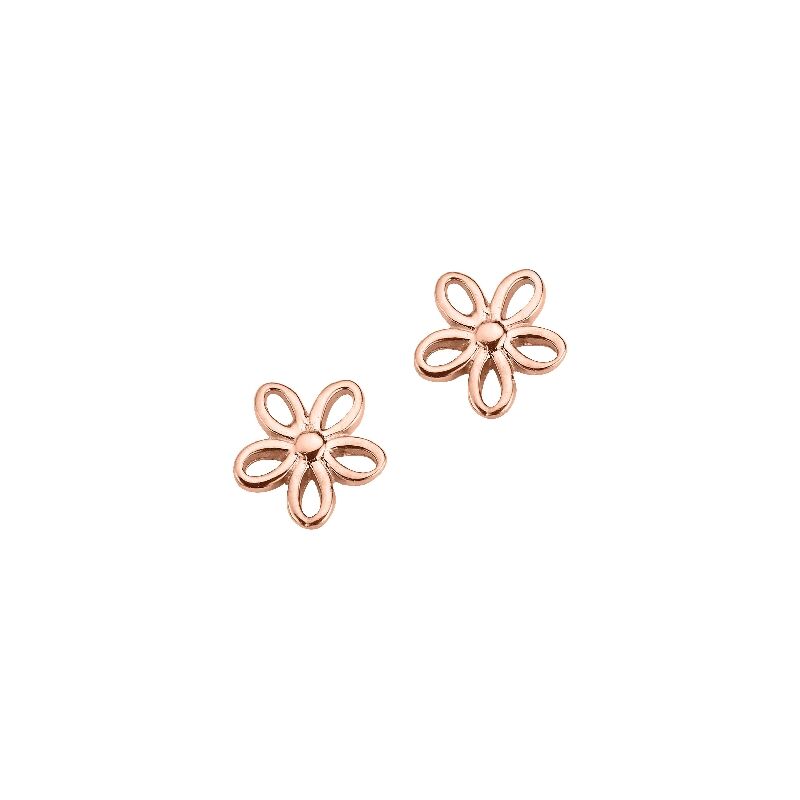 CEM Ohrstecker Blüte roségold 925/- Silber BOS905076 CEM Ohrstecker Blüte roségold 925/- Silber BOS905076