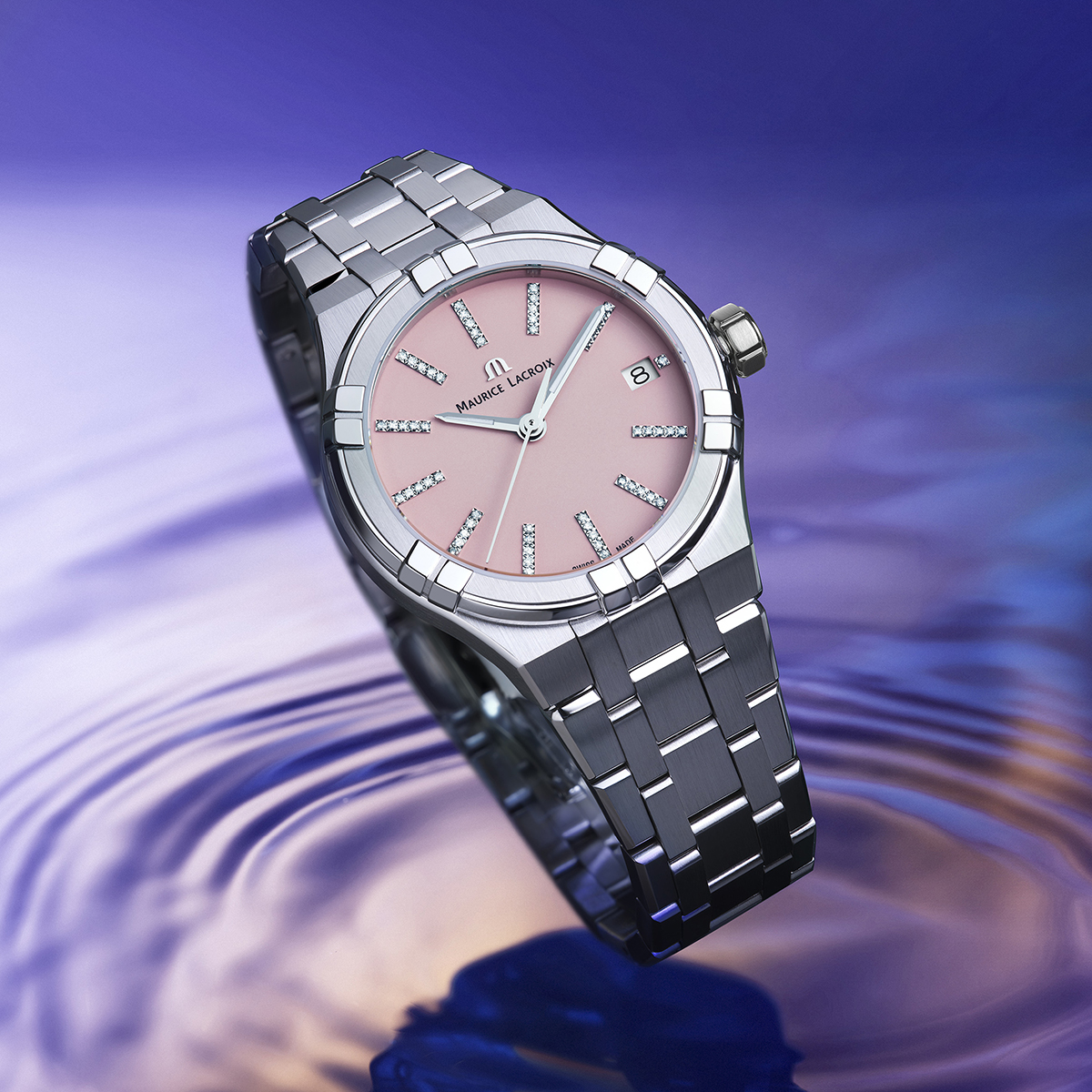 Maurice Lacroix AIKON QUARTZ COLOURS EDITION Damenuhr AI1106-SS002-550-1