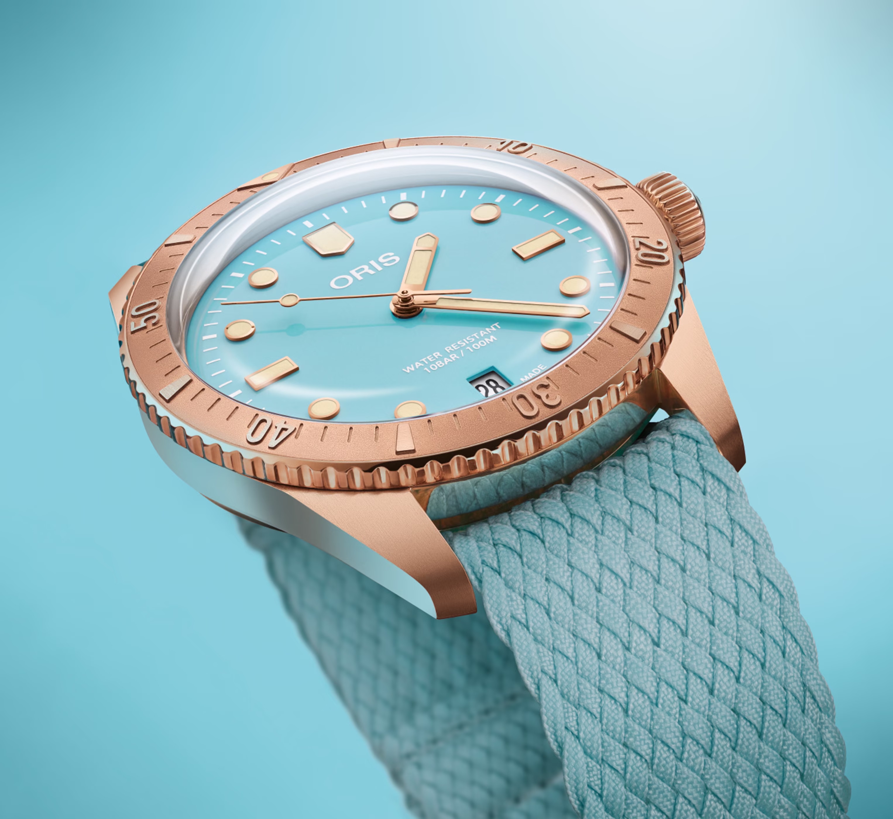 Oris Divers Sixty‑Five Cotton Candy 38mm Unisexuhr 01 733 7771 3155-07 3 19 02BRS