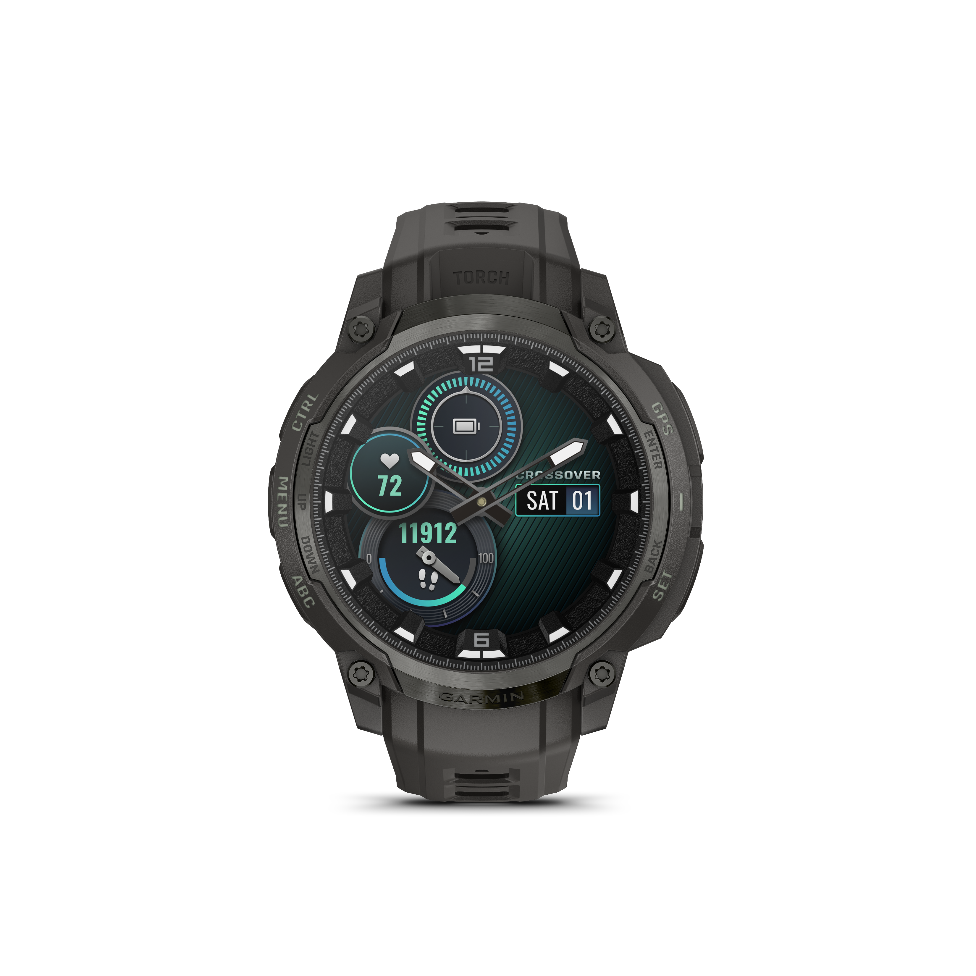 Garmin Instinct® Crossover AMOLED
Anthrazitgrau Herrenuhr 010-03398-00