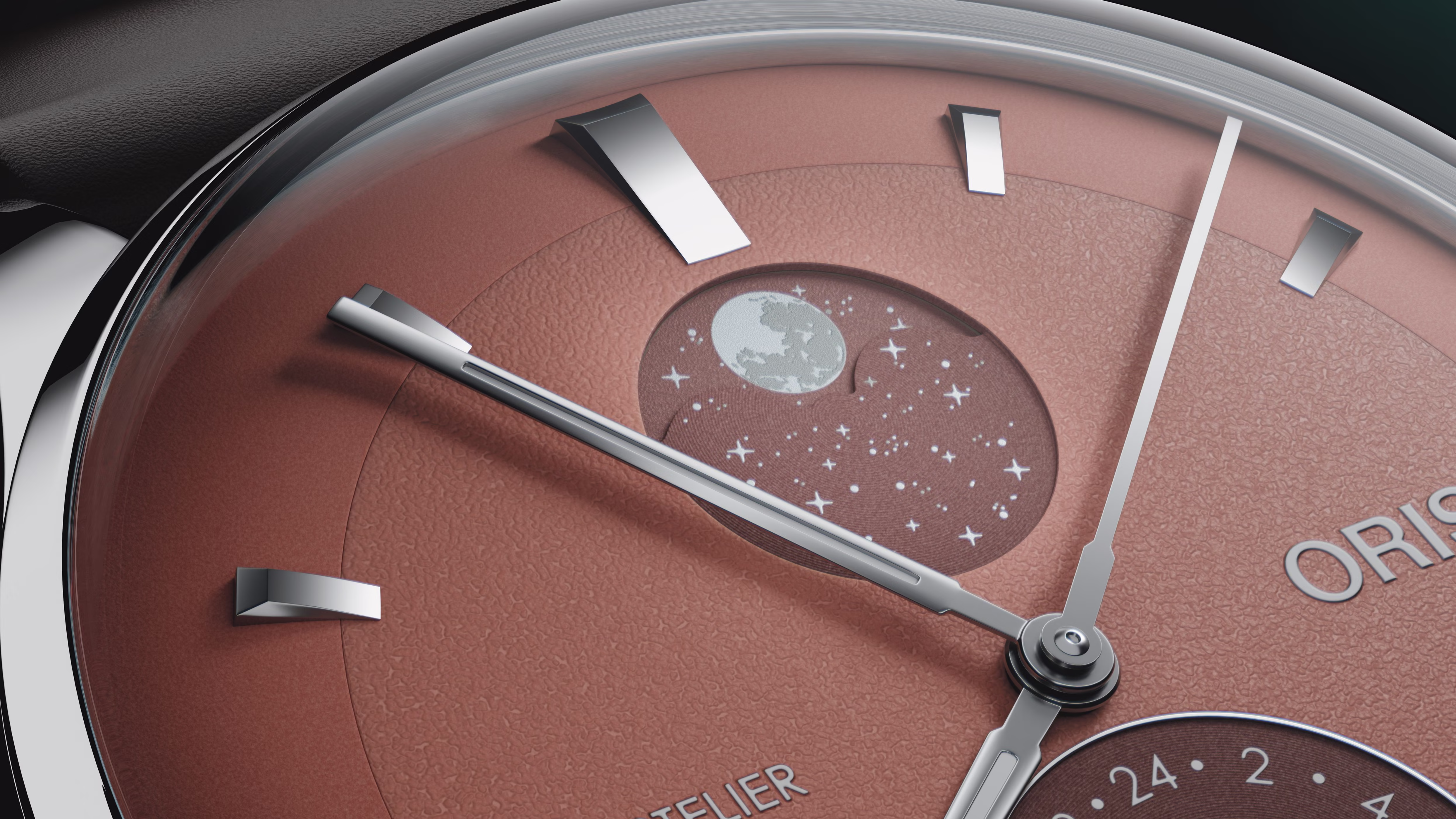 Oris Artelier Complication 39.50 mm Edelstahl Braun Herrenuhr 01 782 7811 4056-07 8 20 20