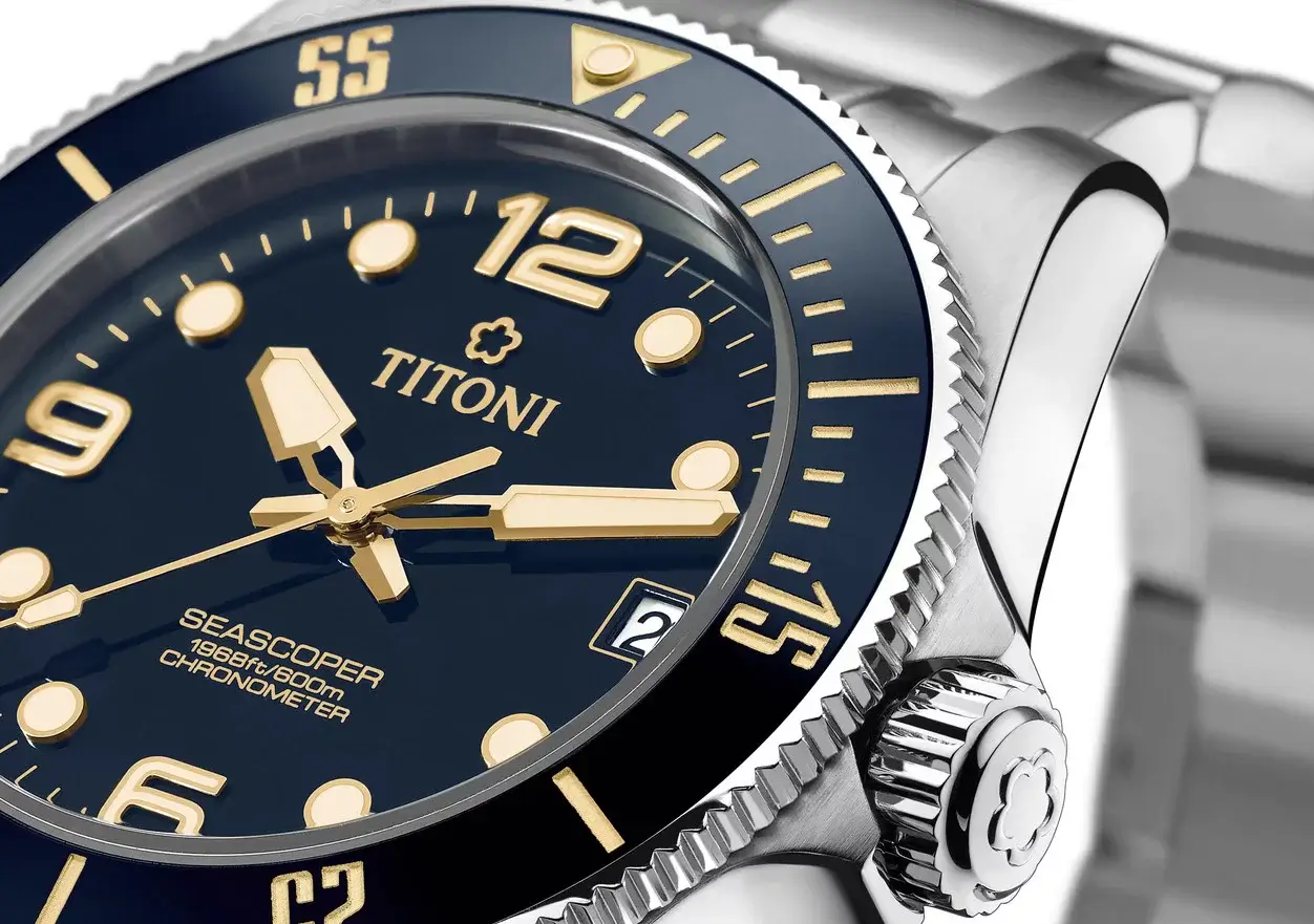 Titoni Seascoper men's watch 83600 S-BO-255 Retro