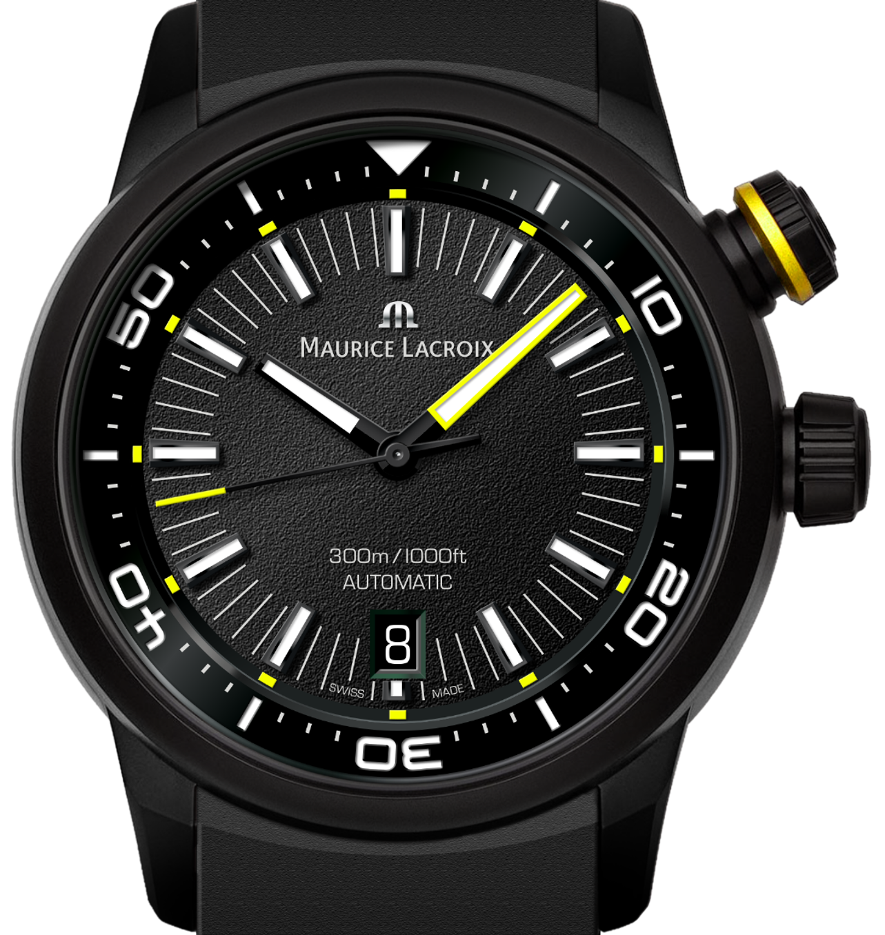 Maurice Lacroix Pontos Diver Herrenuhr PT6248-DLB00-330-2