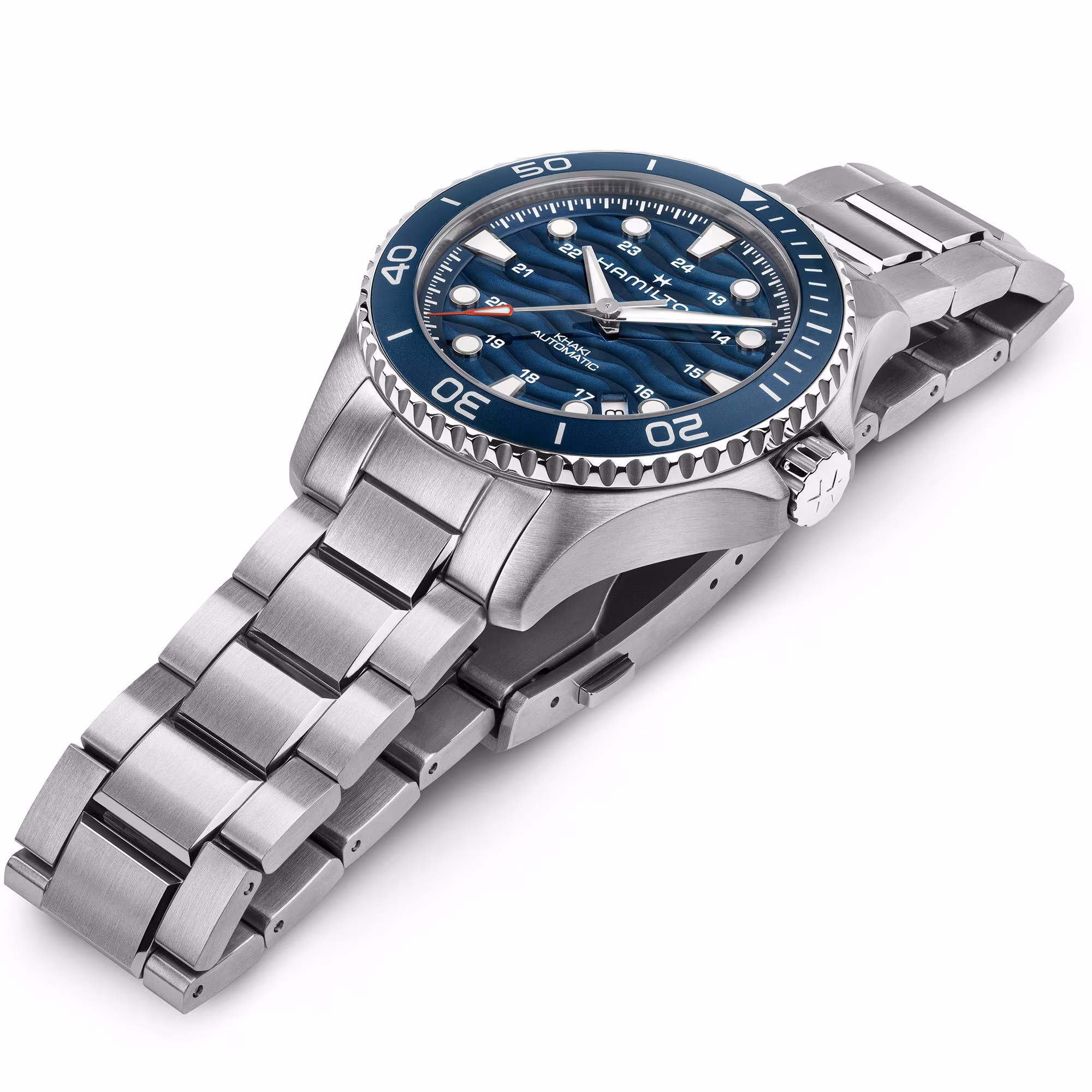 Hamilton Khaki Navy Scuba Auto 40 mm, Blue, 80 Hour Power Reserve Men's Watch H82425140