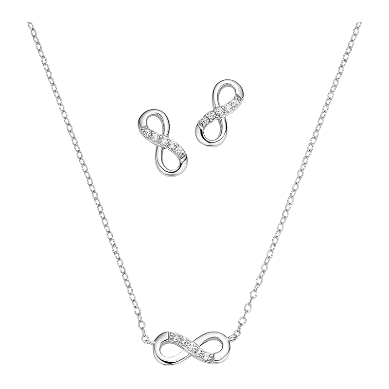 5205689 CEM 925er Silber Kette Set BGT906203