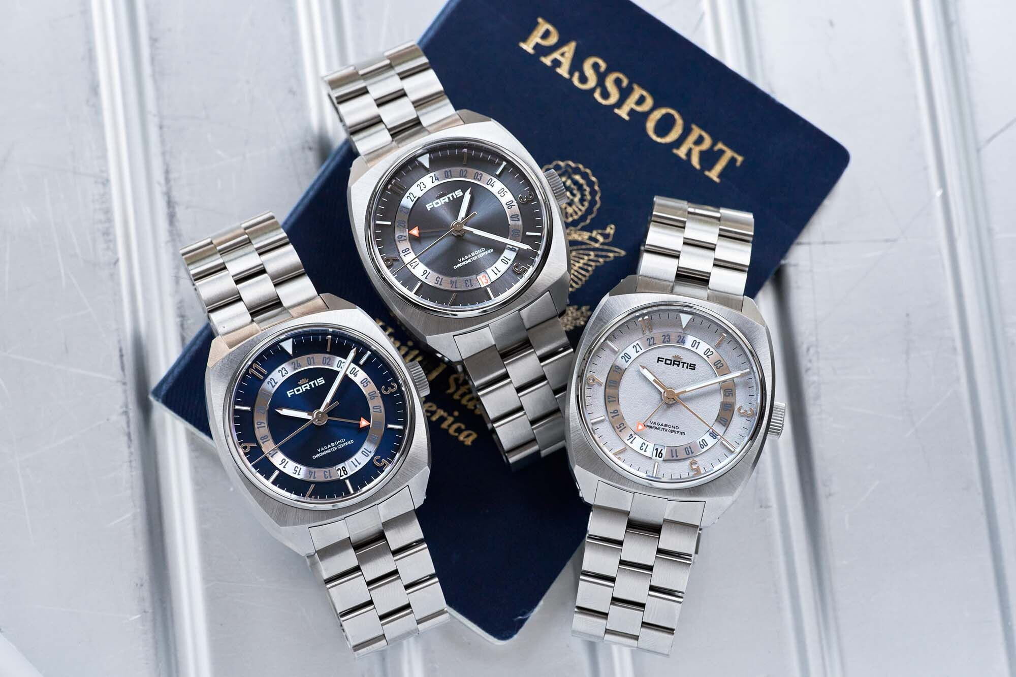 eE2LlOyQ Fortis VAGABOND V-40 Stormy Gray Herrenuhr F6660000