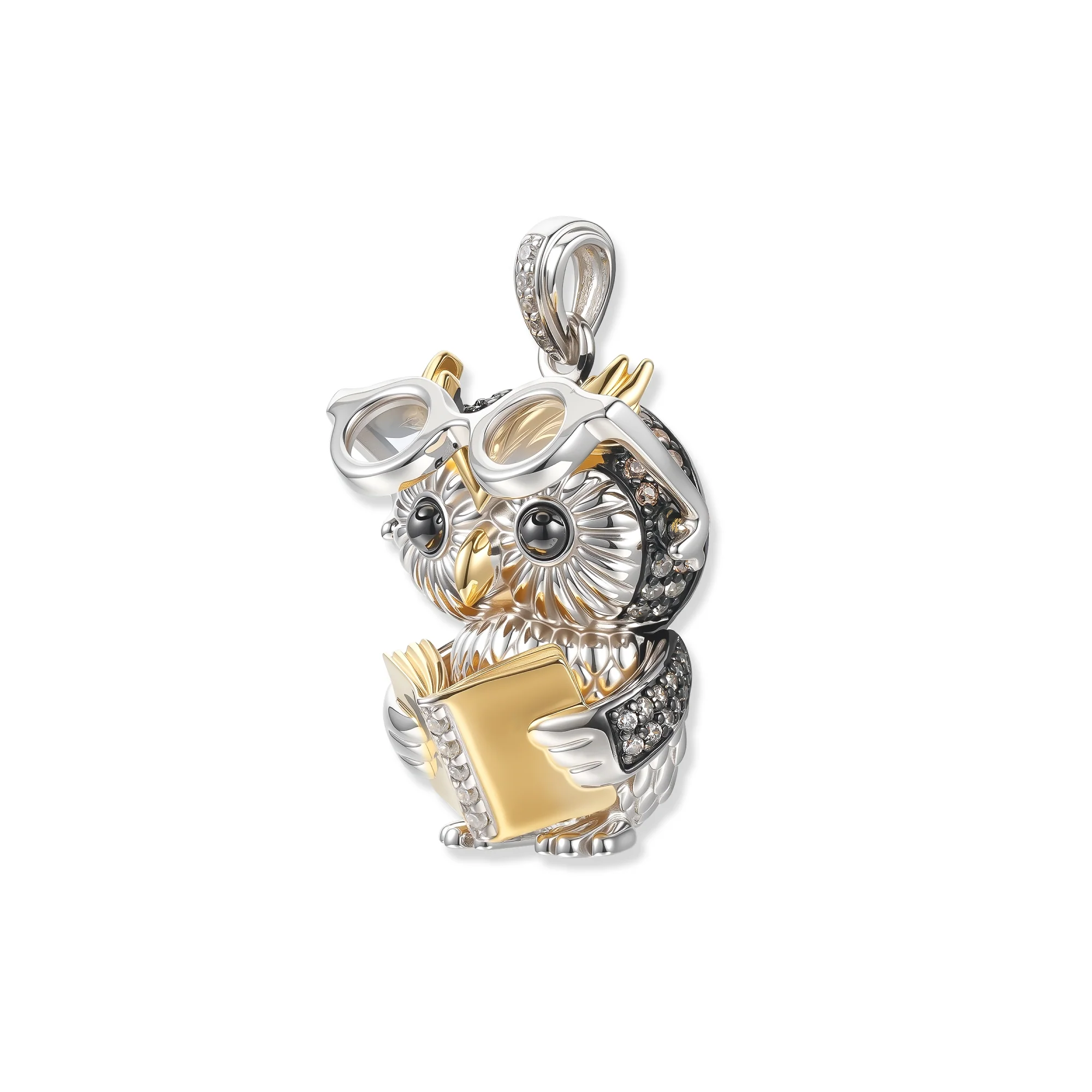 At the time, Dr. Darwin's Owl Pendant, Bicolor Masterpiece of the limited series Roxy and the Friends, Limited Edition