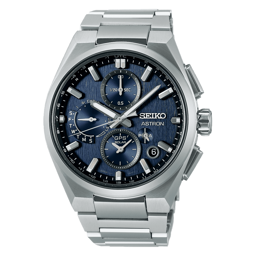 Seiko Seiko Astron GPS Solar Dual Time Chronograph Herrenuhr SSH161J1